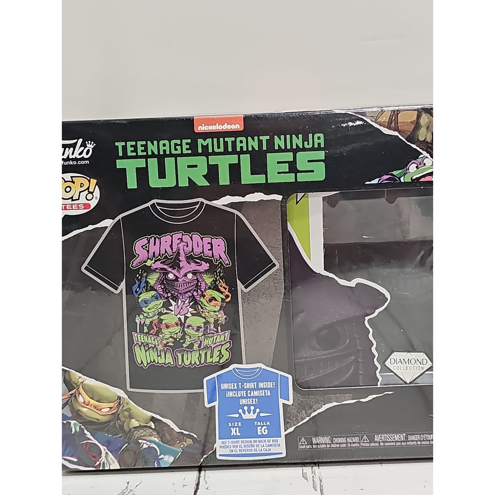 Funko Pop TMNT Teenage Mutant Ninja Turtles Shredder Target XL T Shirt NIB 2021 - Picture 7 of 14